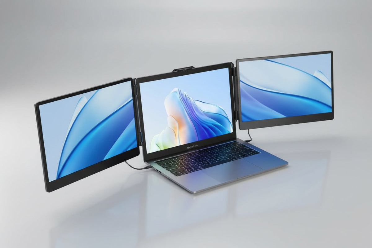 Monitor Triplo Portátil para Notebook