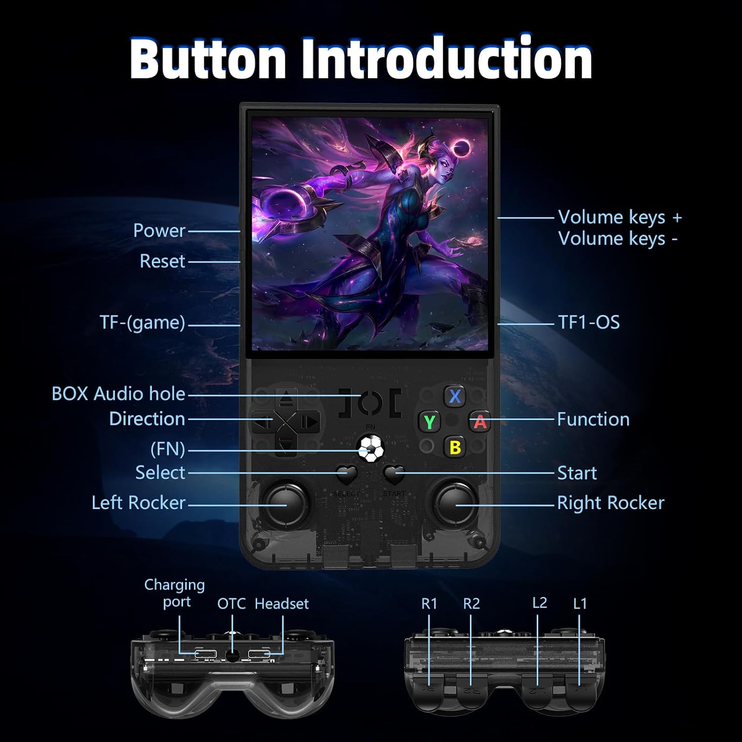Console portátil de jogos retrô