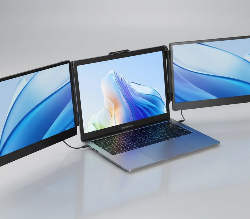Monitor Triplo Portátil — 2 unidades